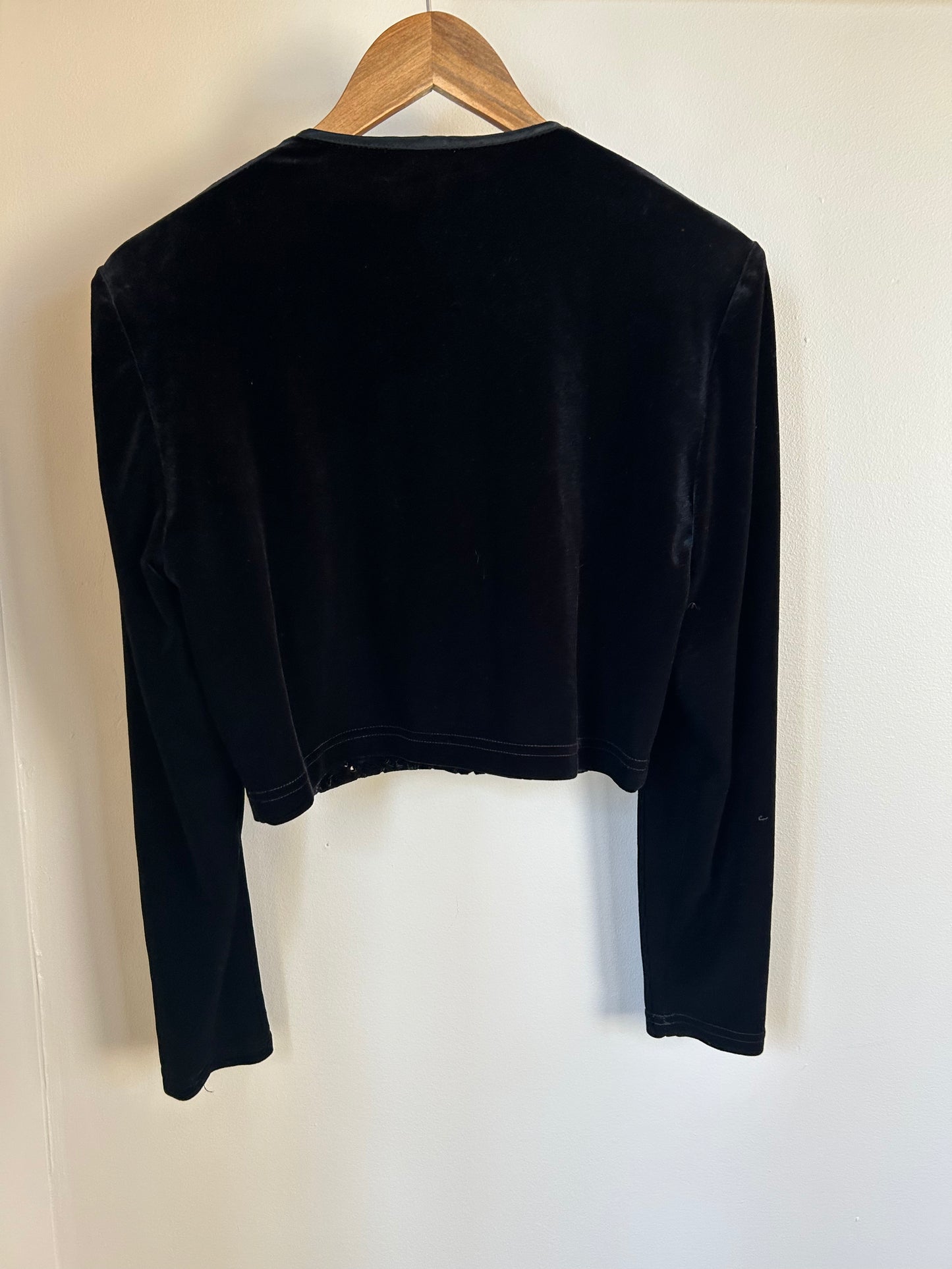 Vintage | Black Velvet Bolero Jacket