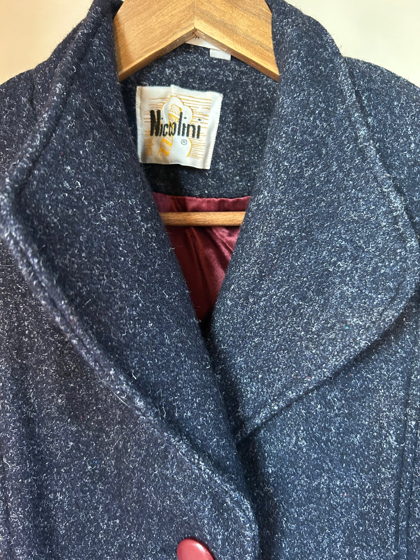 Vintage | Wool Coat Navy