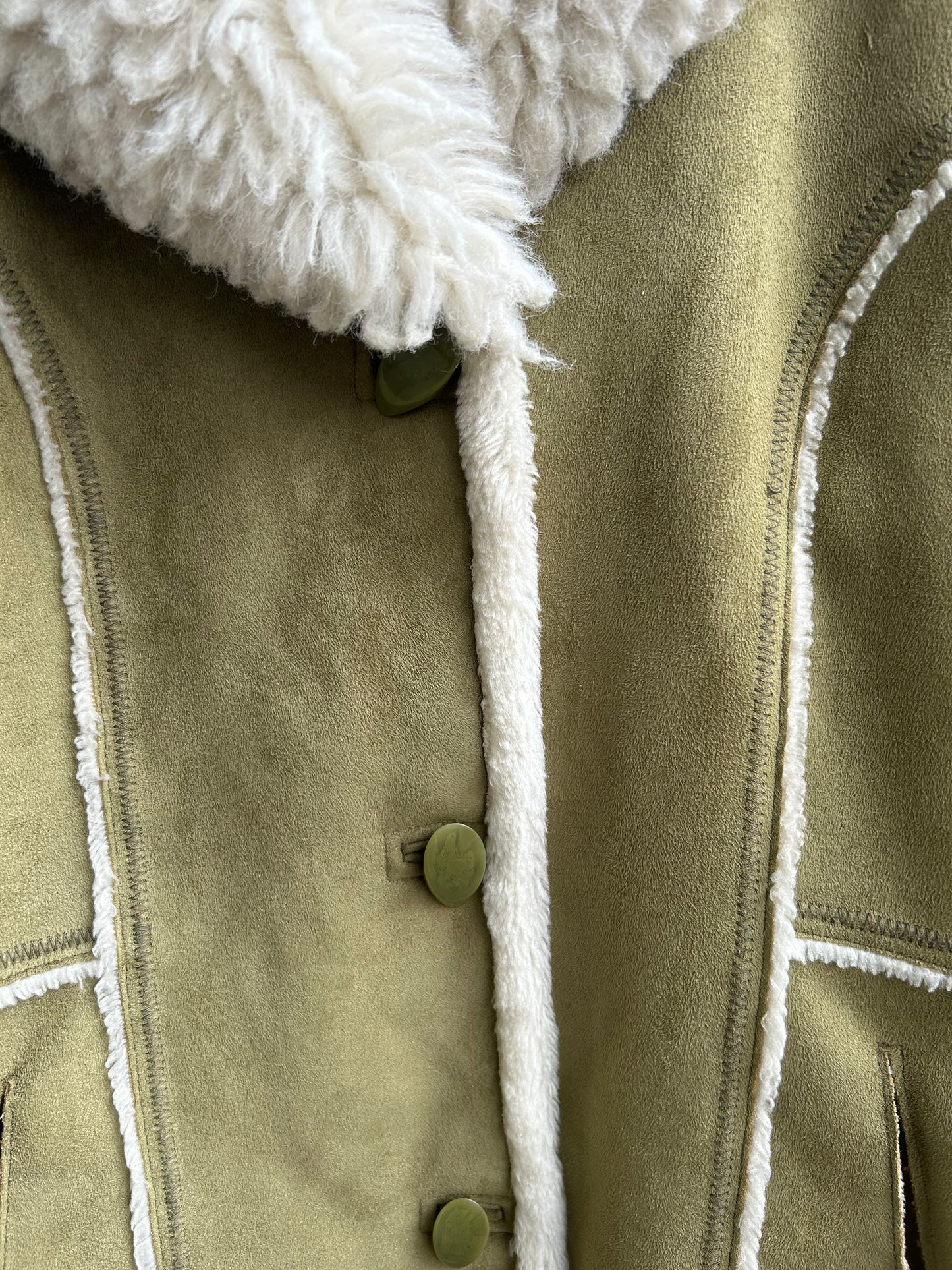 Vintage   |  Lime Faux Fur