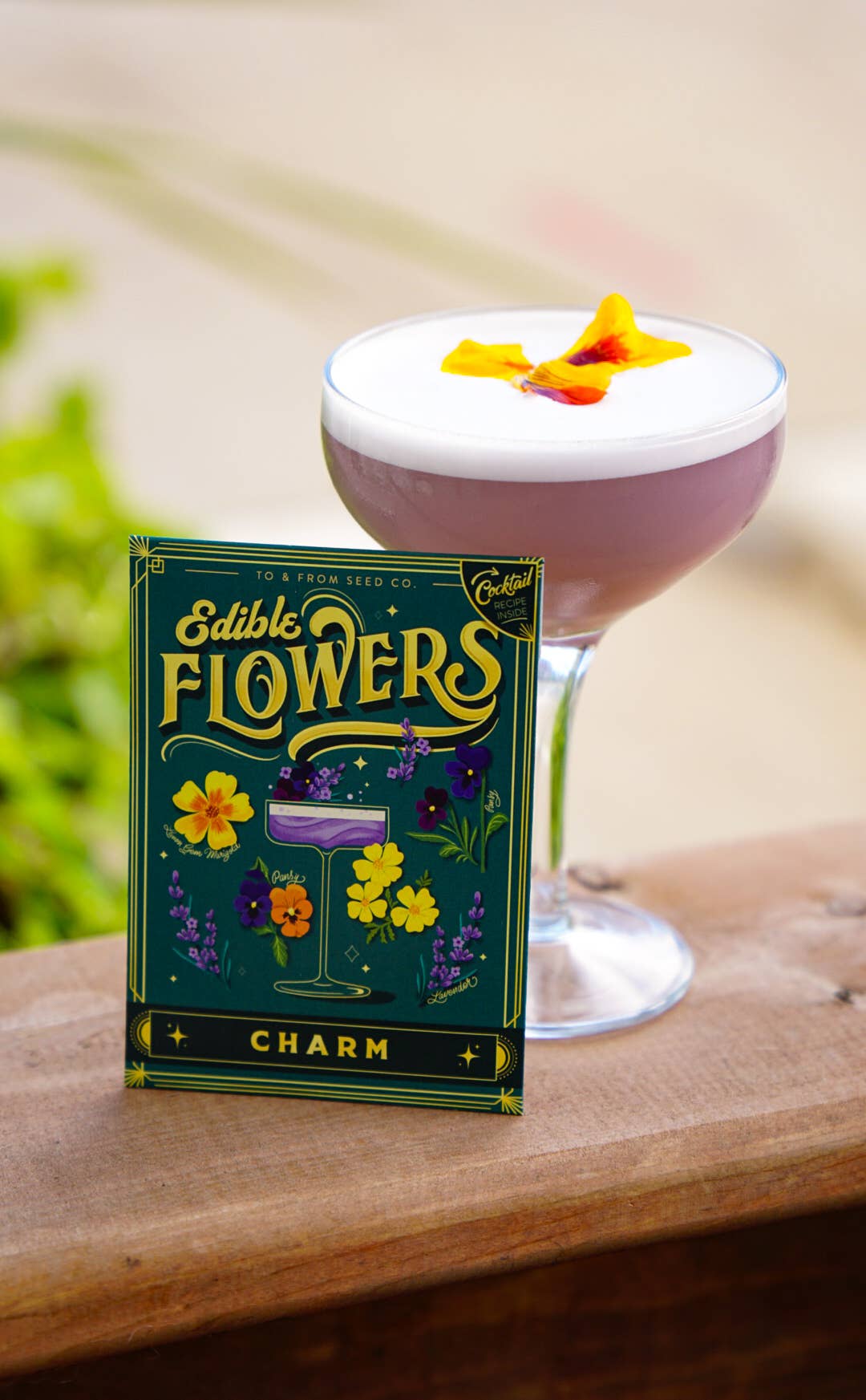 Seed Packet  |  Edible Flowers (Charm)