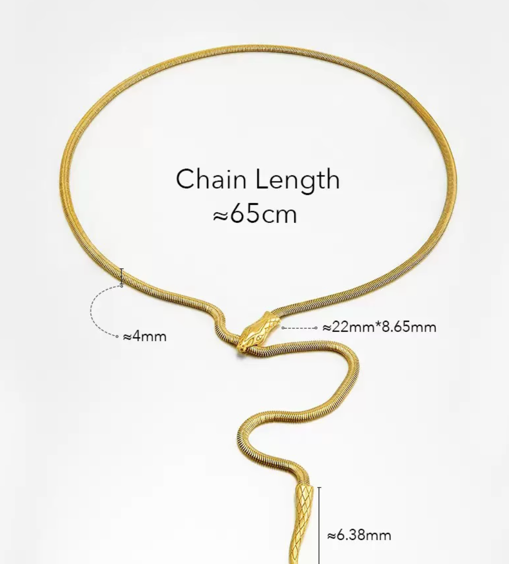 Necklace | Snake Lariat