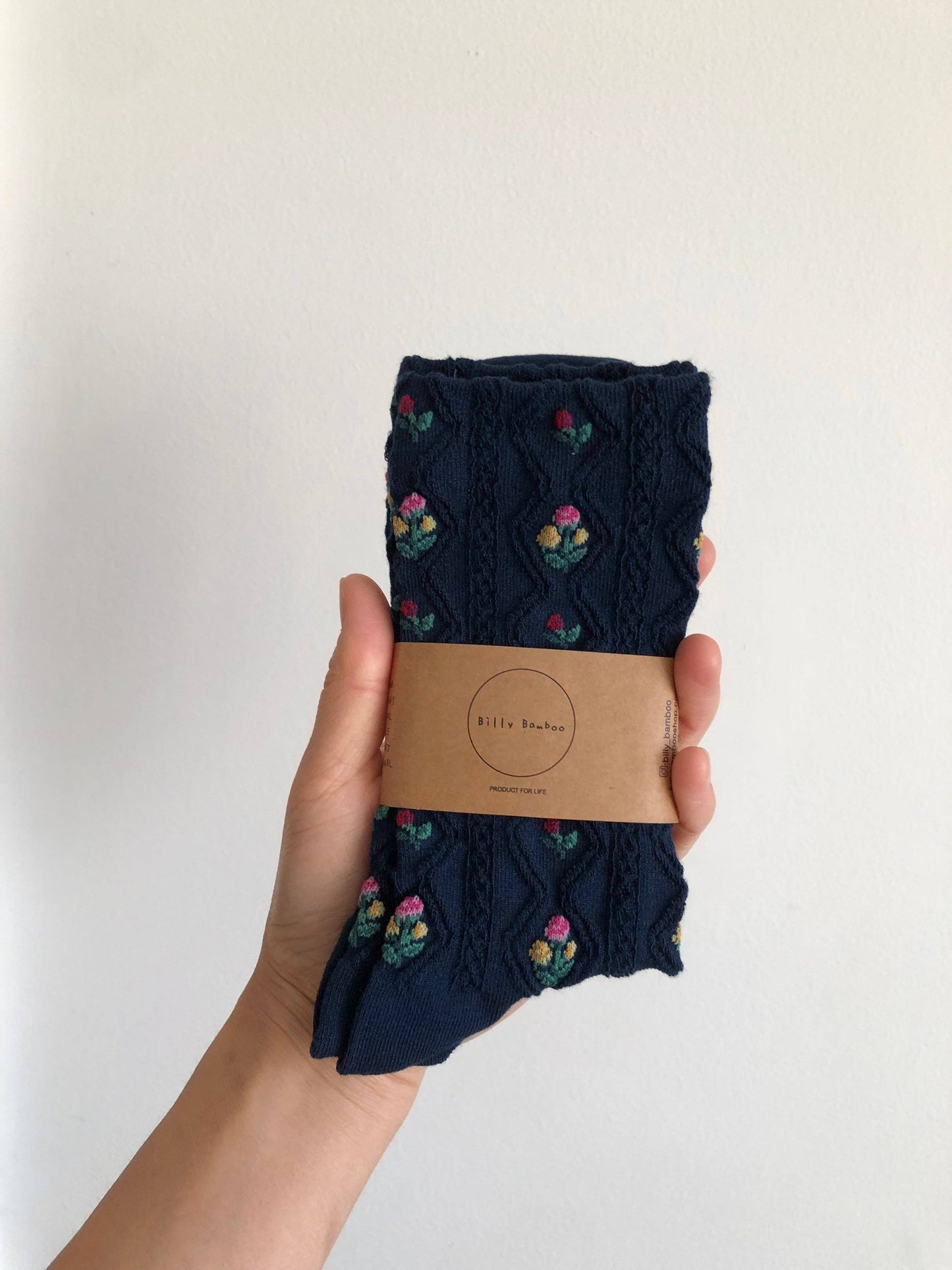 Socks | Rose Garden White