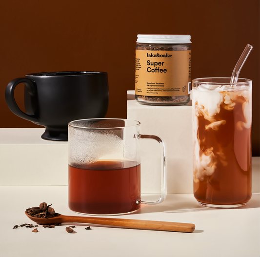 Super Coffee -  Superfood Tea Blend: Retail Glass Jar