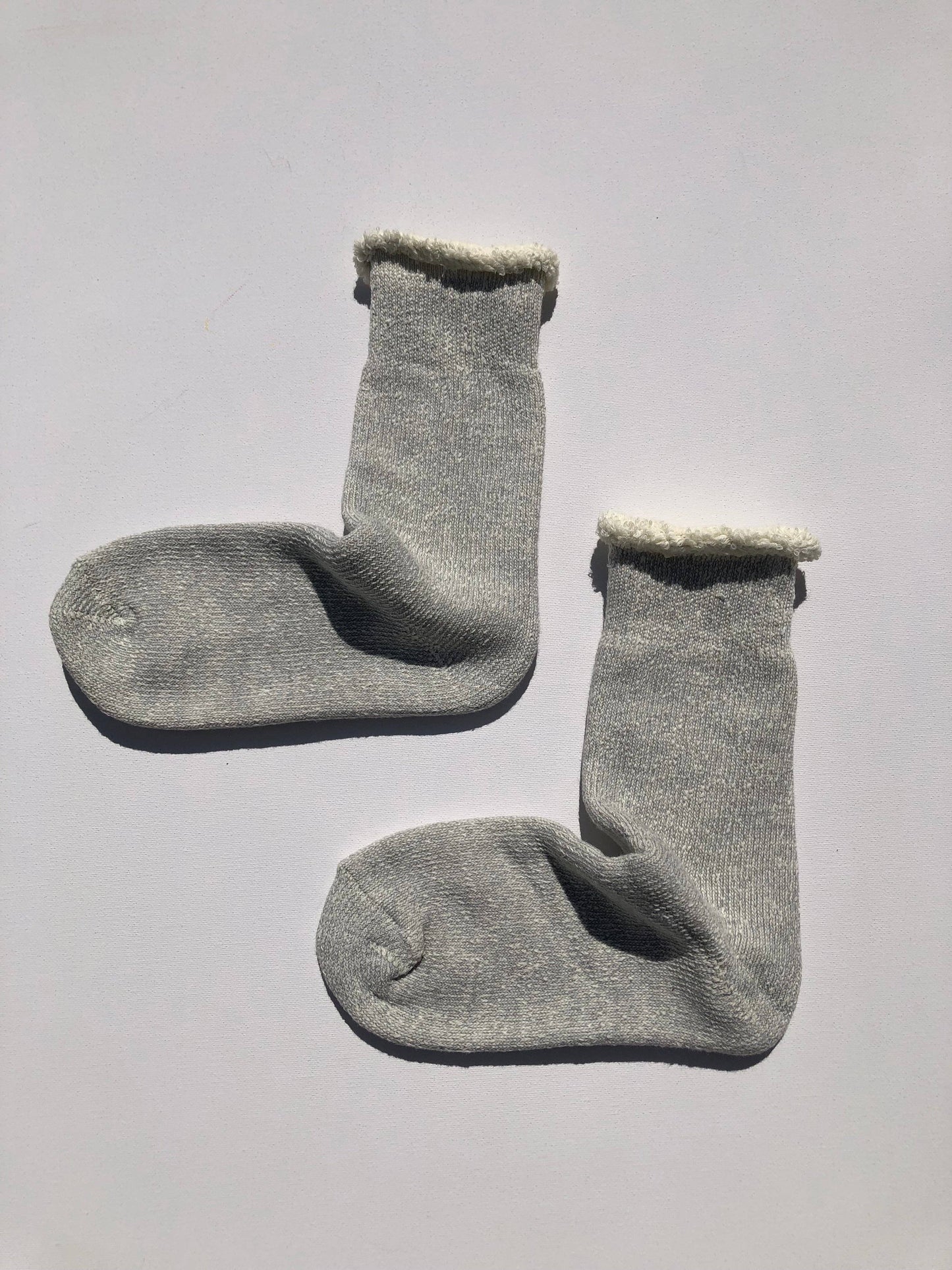 SUPER TERRY LOOP SOCKS: Rock / Women’s 7.5 - 10.5, Men’s 7 - 11.5