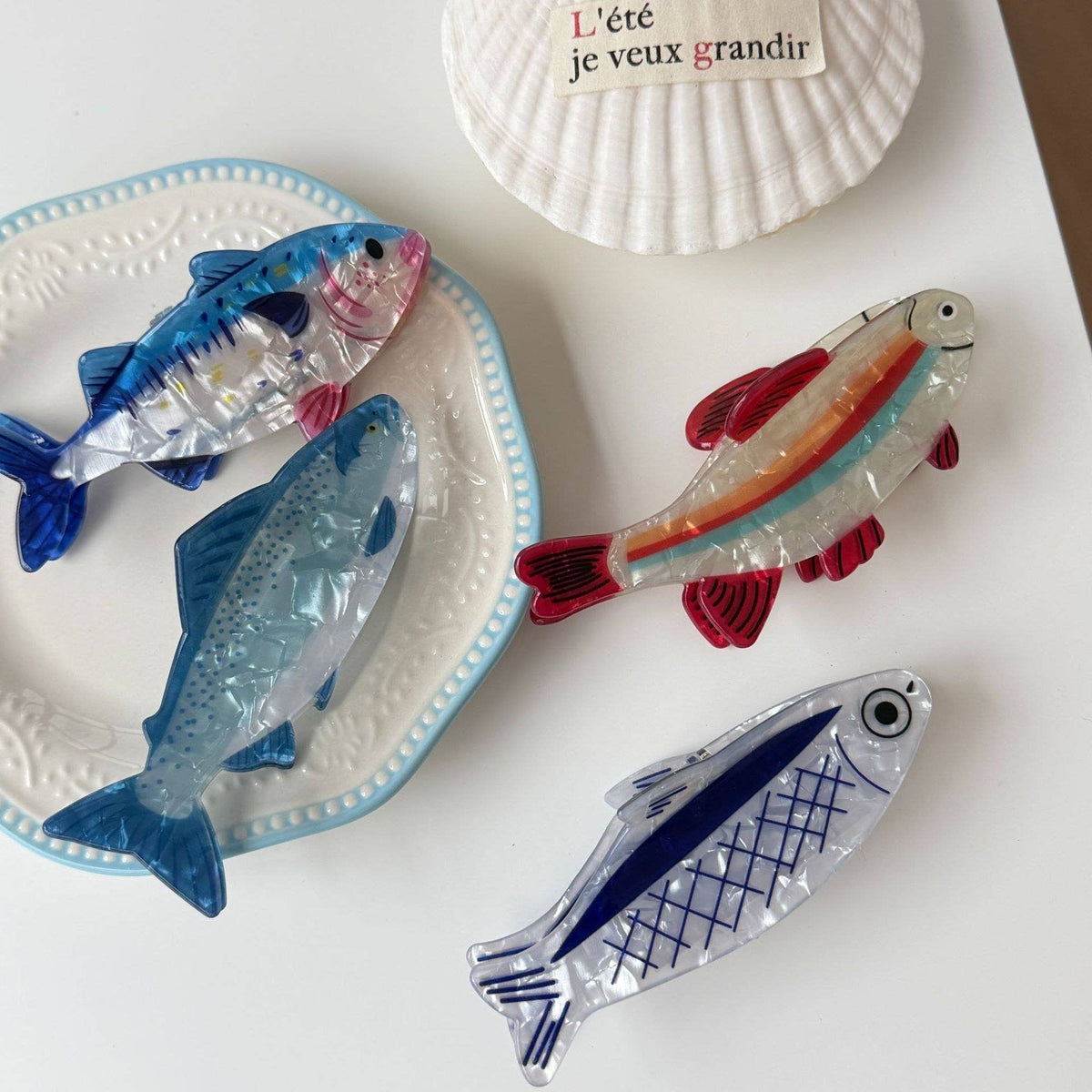 Claw Clip | Pink Fish