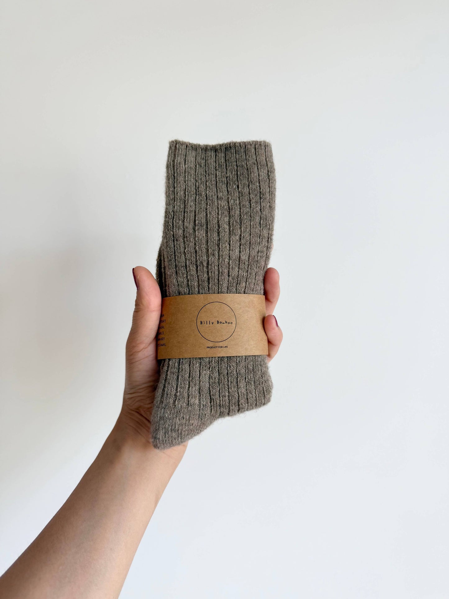 Socks | Iceland Wool Dark Gray