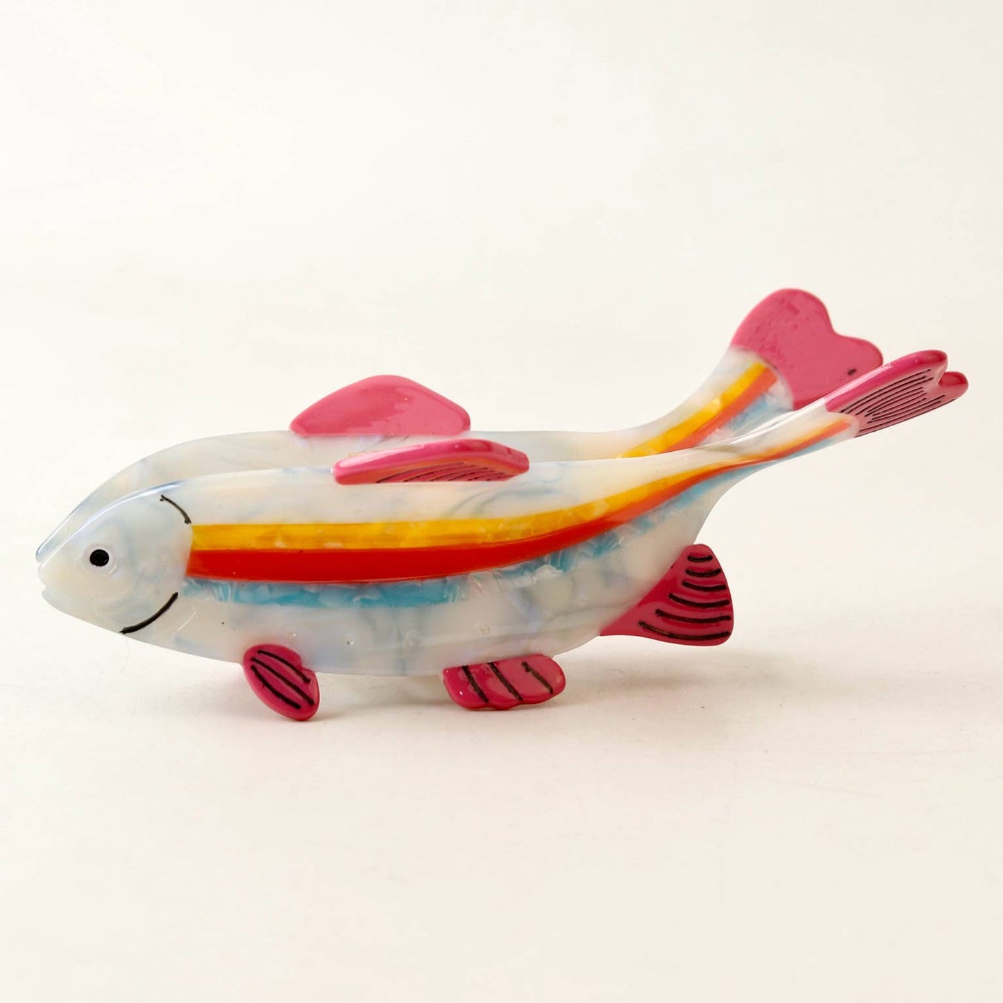 Hair Claw Clip | Colorful Fish