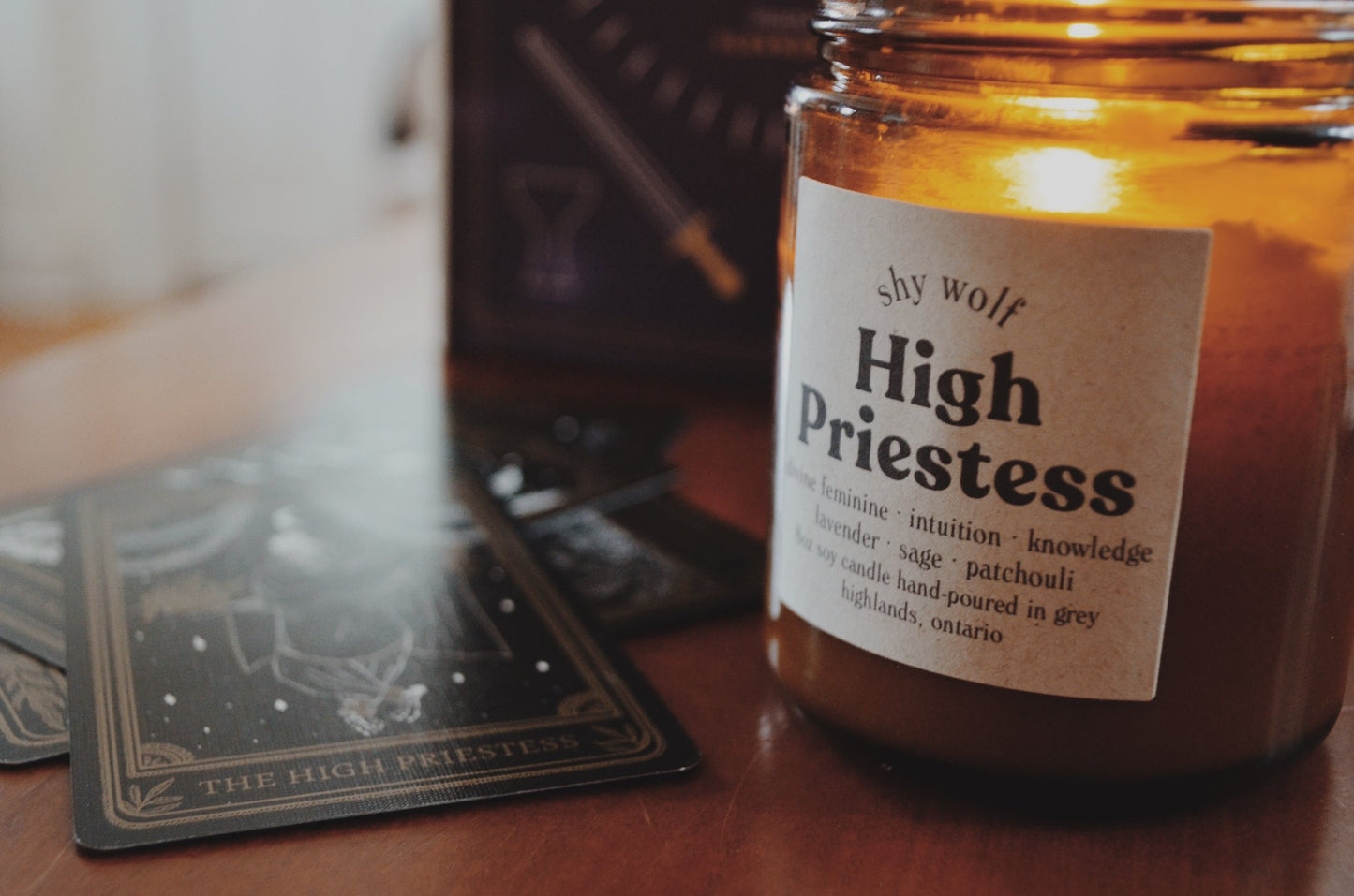 Tarot Candle - High Priestess
